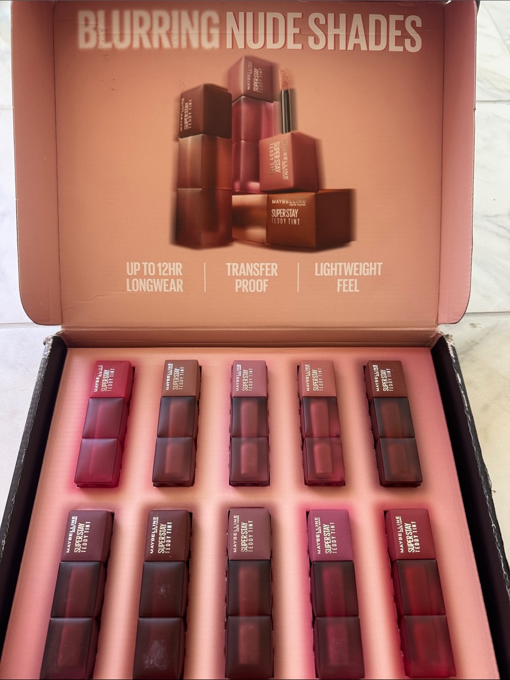 Exclusive PR Maybelline Superstay Blurring Nude Shades Lip Tint Set